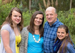 Pearce Church partners JR and Becky Crouse and family, Ecuador